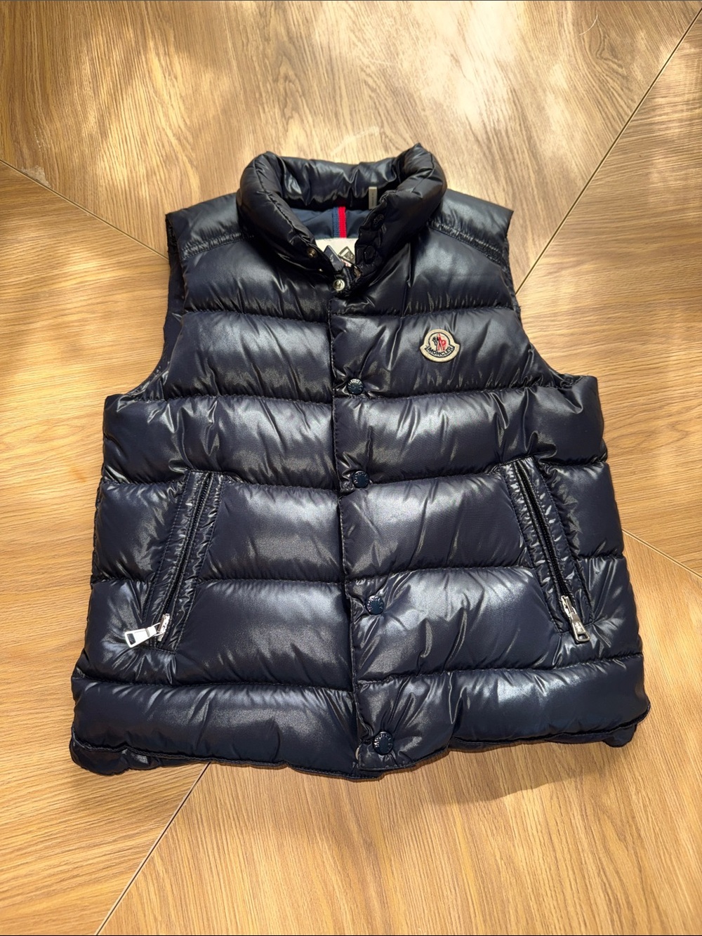 Moncler Kids Black Quilted Down Puffer Vest